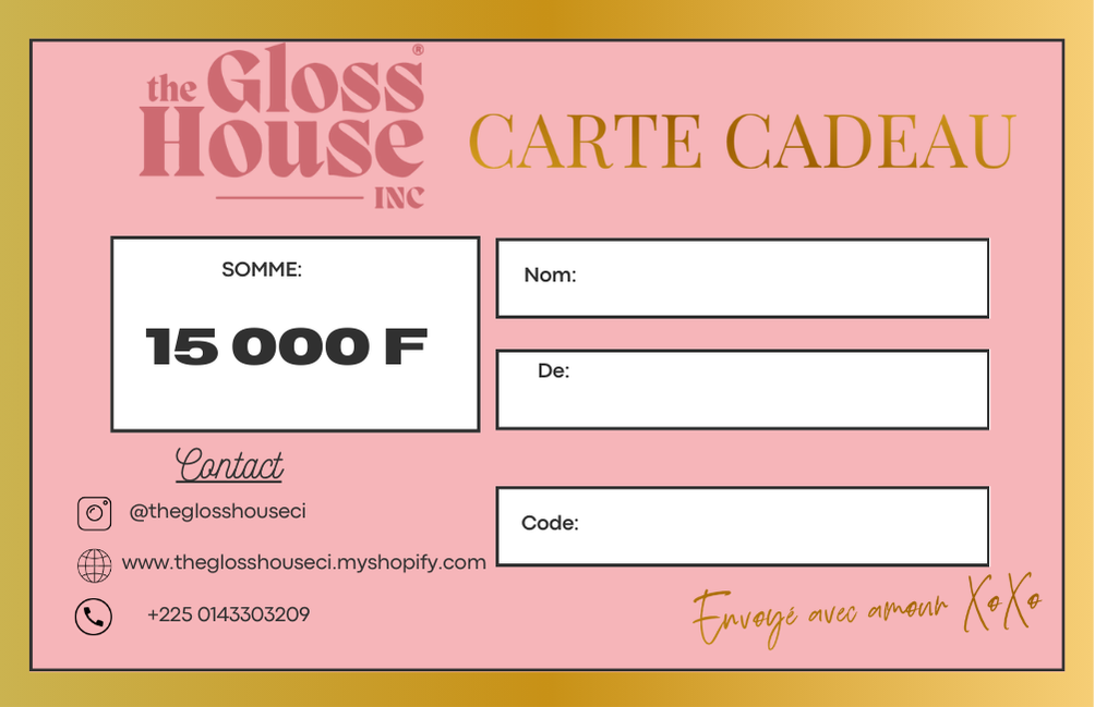 The Gloss House Gift Card